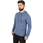 Футболка СПЛАВ L/S-2 с капюшоном, синий меланж в Иркутске - купить в интернет магазине Икс Мастер
