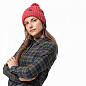 Шапка JACK WOLFSKIN STORMLOCK POMPON BEANIE Coral Red