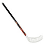 Клюшка для флорбола RealStick Tribal Jr 70см, прямой крюк, пласт, черно-белый в Иркутске - купить с доставкой в магазине Икс-Мастер