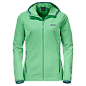 Куртка Jack Wolfskin TURBULENCE JACKET WOMEN Green в Иркутске - купить в интернет магазине Икс Мастер