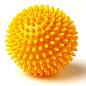 Мяч массажный L0108 8 см желтый в Иркутске - купить в интернет магазине Икс Мастер