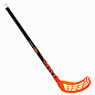 Клюшка для флорбола RealStick Tribal Jr 70см, прямой крюк, пласт, черн-оранж в Иркутске - купить с доставкой в магазине Икс-Мастер