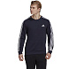 Джемпер Adidas 3S FT SWT M Blue мужская в Иркутске - купить с доставкой в магазине Икс-Мастер