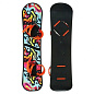 Сноуборд пластиковый Орнамент с креплениями в Иркутске - купить в интернет магазине Икс Мастер