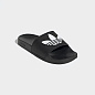 Шлепанцы Adidas ADILETTE LITE M BLACK/WHITE в Иркутске - купить в интернет магазине Икс Мастер